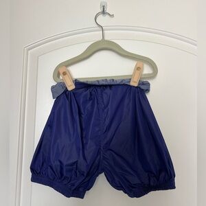 Bullet Pointe Reversible Warm Up Shorts - NAVY/MIDNIGHT, Adult XS